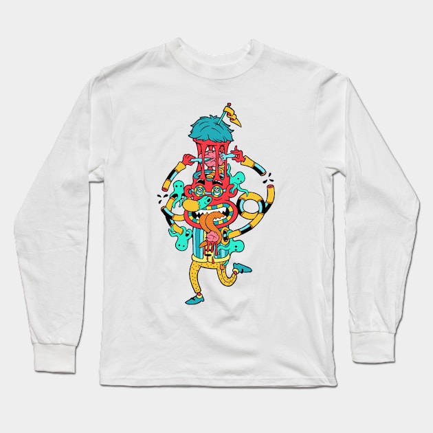 Pick Your Brains Long Sleeve T-Shirt by Woah_Jonny